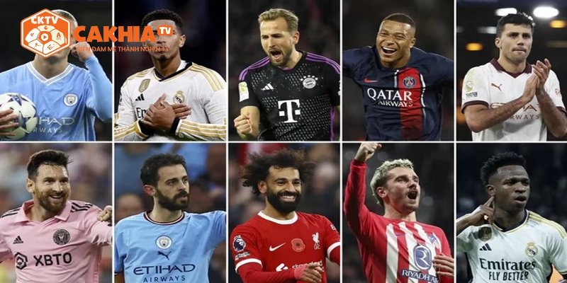 Trang web cập nhật bảng xếp hạng cầu thủ xuất sắc nhất