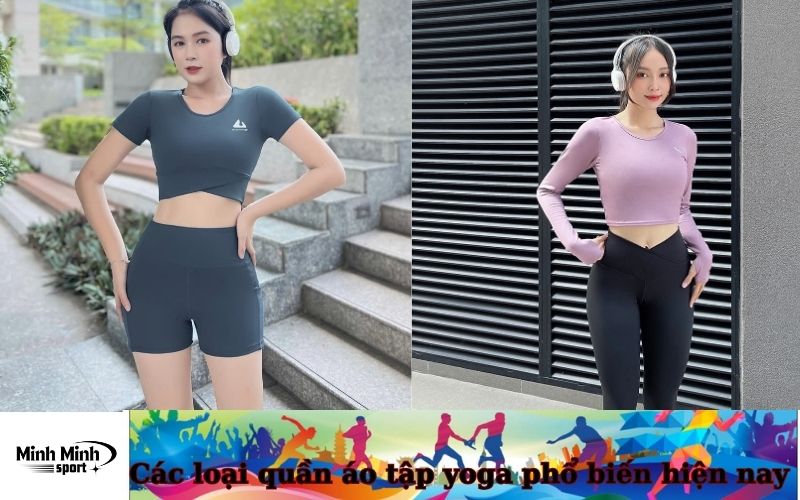Các loại quần áo tập yoga phổ biến hiện nay