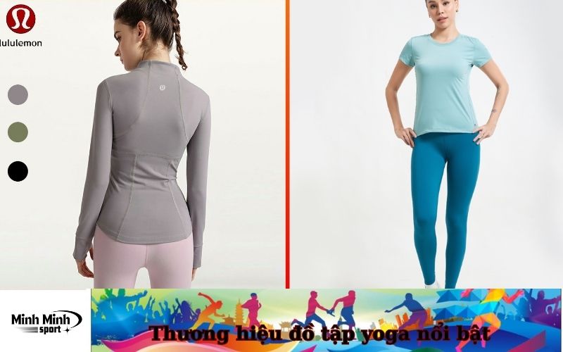 Thương hiệu đồ tập yoga nổi bật