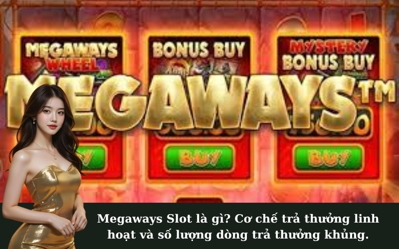 Megaways Slot là gì? Cơ chế trả thưởng linh hoạt và số lượng dòng trả thưởng khủng.