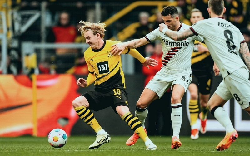 Leverkusen - Dortmund (1-2):Dortmund Thể Hiện Bản Lĩnh Đội Bóng Lớn.