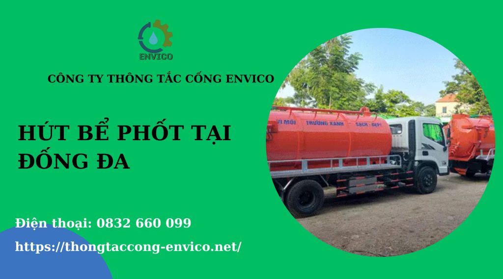 hút bể phốt tại đống đa