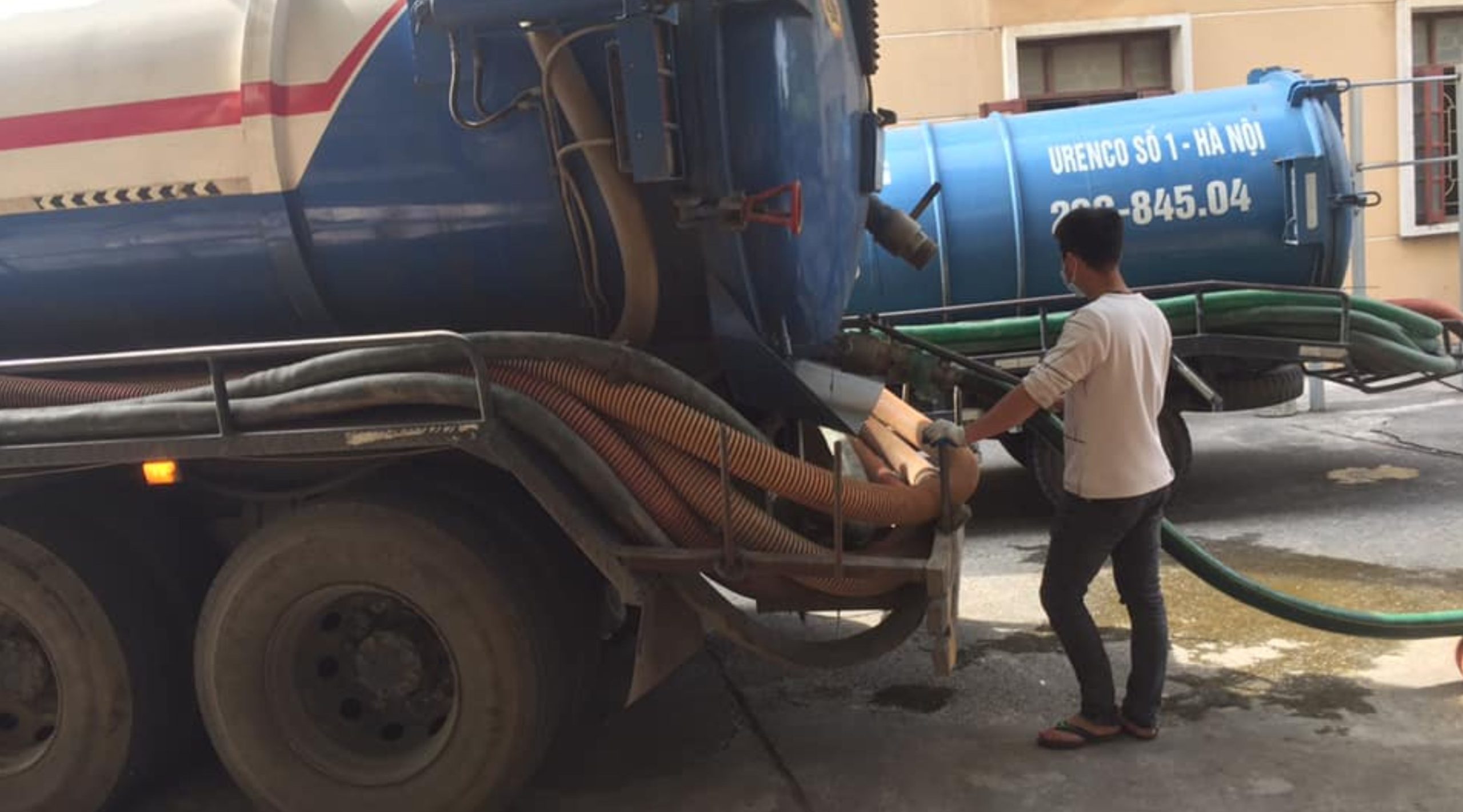 hút bể phốt tại đống đa